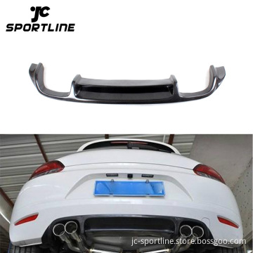 Carbon Fiber Rear Bumper Lip Diffuser for VW Scirocco